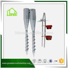 Adjustable Ground Screw Pole Anchor Factory